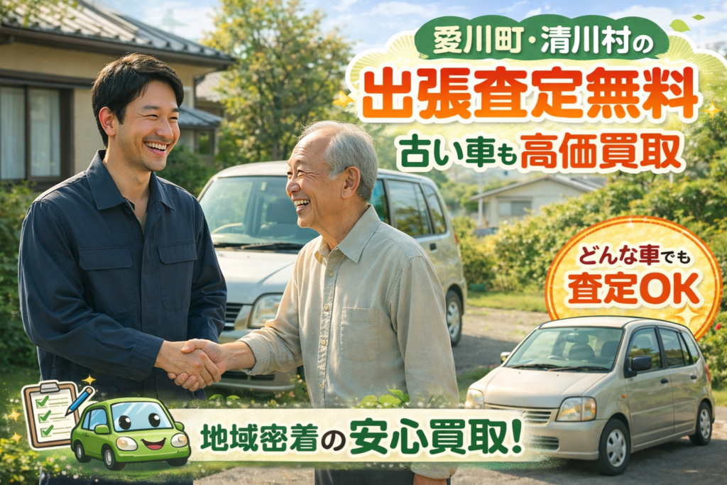 自社販売だから古い車も高い！愛川町・清川村で納得の車買取ならカーマッチ
