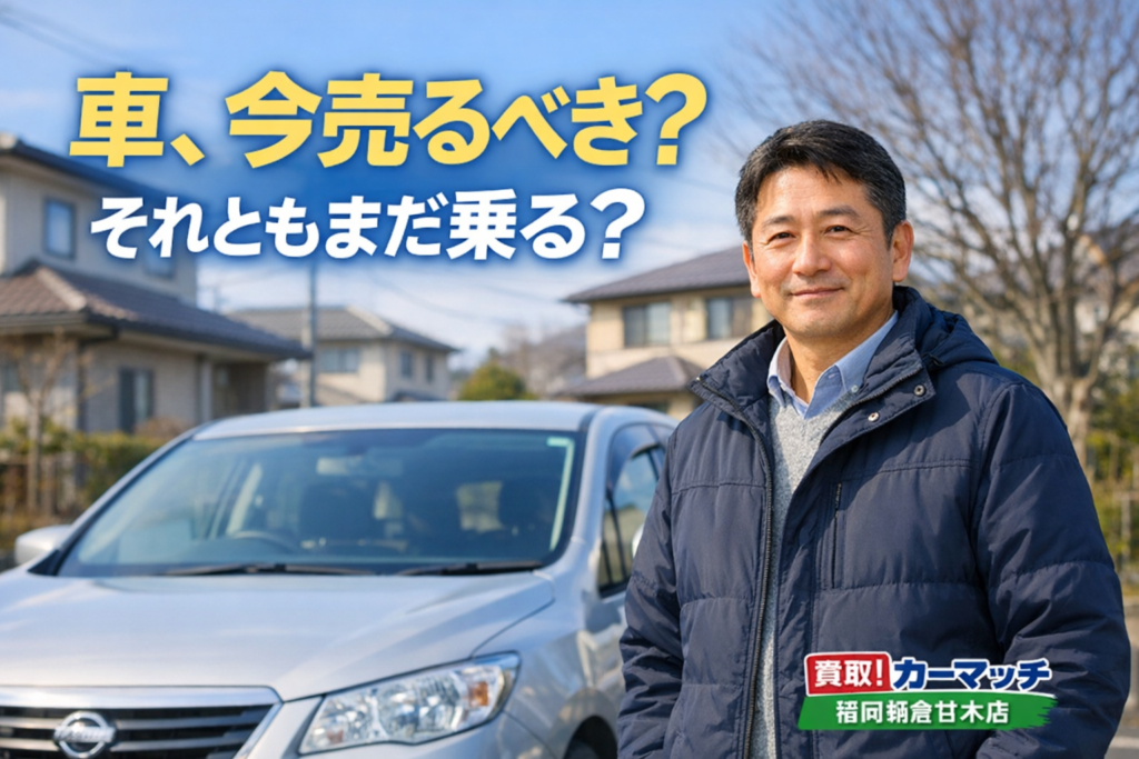 朝倉市で車を売るタイミングに悩む方向けの相談イメージ画像