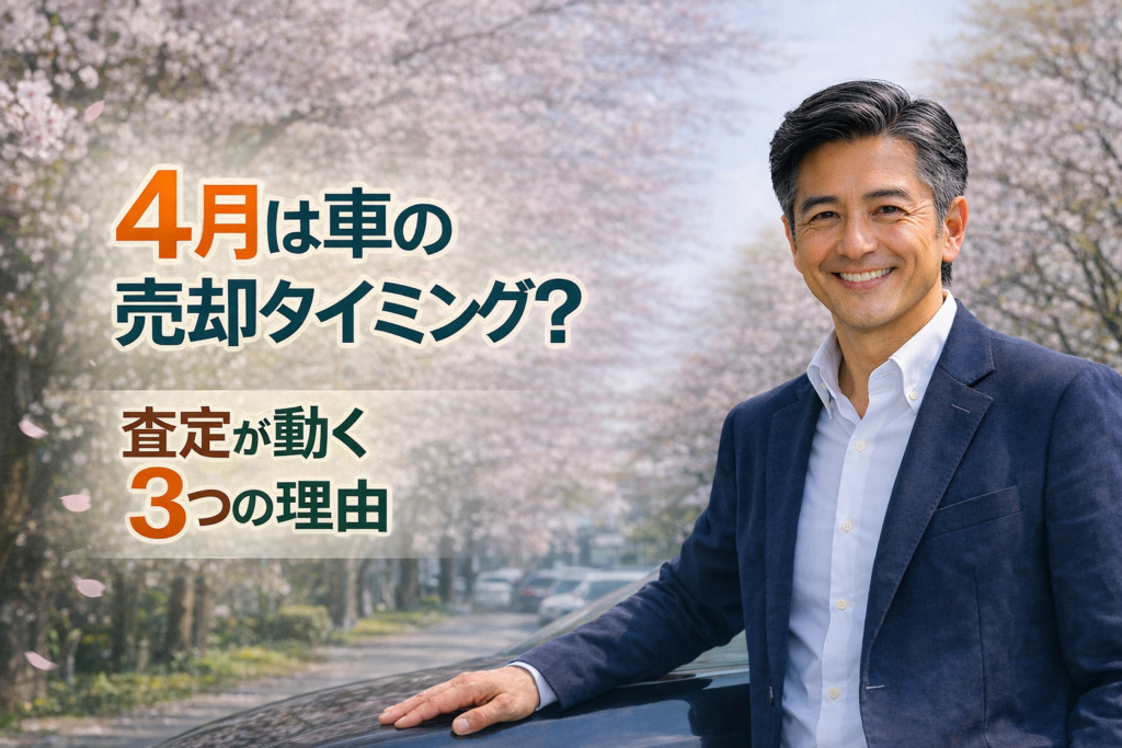 4月は車の売却タイミング?査定が動く3つの理由【朝倉市 車買取】