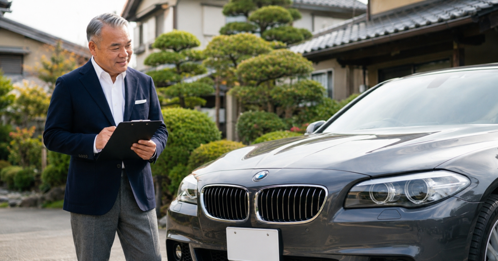 オークション相場だけに頼らず輸入車を査定する朝倉市の車おじさん徳永