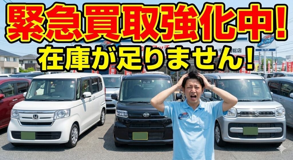 【千葉県】緊急買取強化！在庫が足りません！N-BOX・タントなど軽ハイトワゴンを限界価格で！