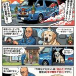 【2026年新春】あけましておめでとうございます！看板犬は寝正月ですが、買取！カーマッチ千葉房総店は年中で全力買取スタート！