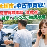 大垣市で中古車買取！高価買取電話の注意点と岐阜でのしつこい勧誘対策