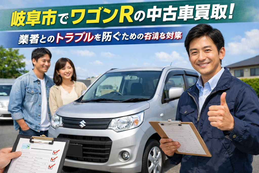 岐阜市でワゴンRの中古車買取!業者とのトラブルを防ぐための有効な対策