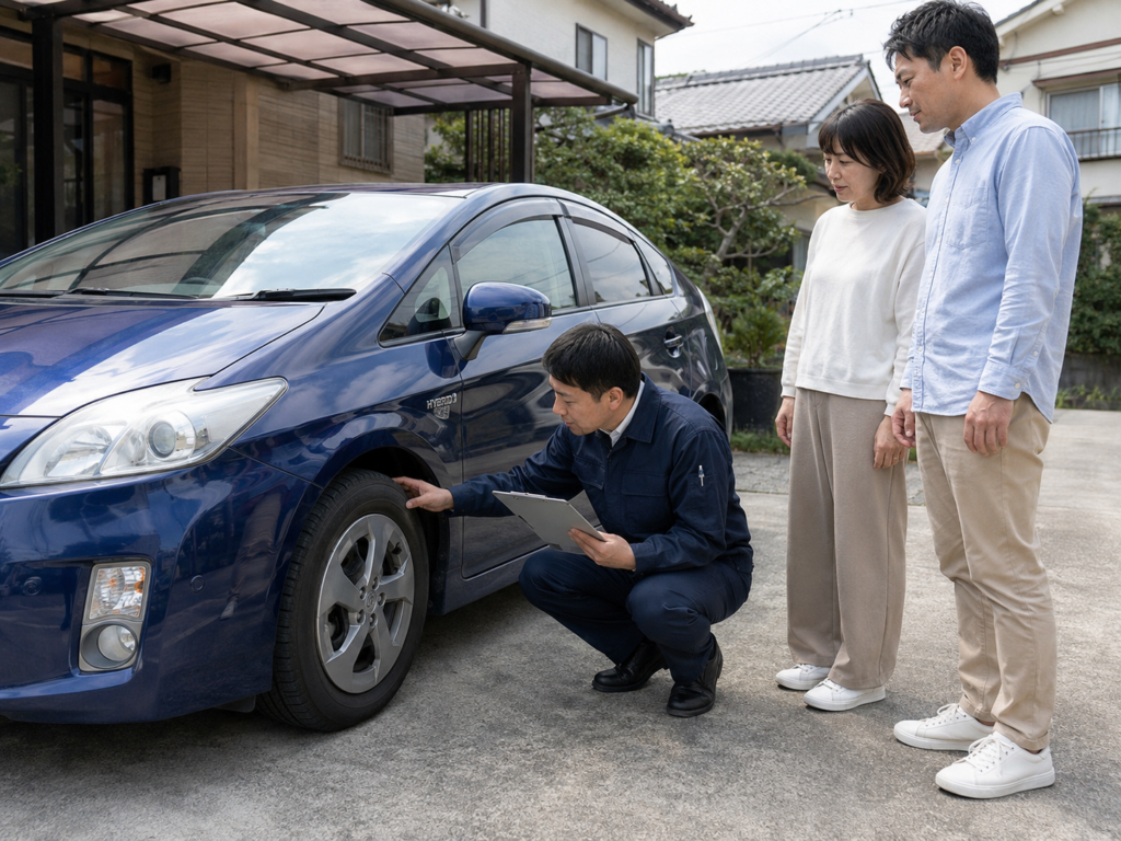 岐阜市のプリウス警告灯は査定に影響?修理前の確認手順と売却時の注意点