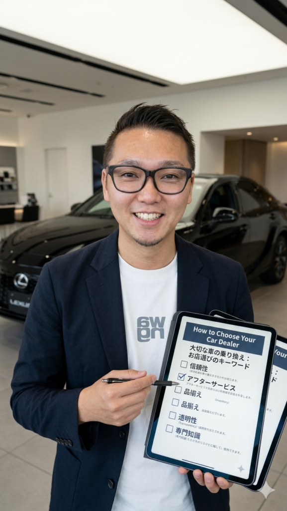 大切な車の乗り換えの為のお店の選び方は？