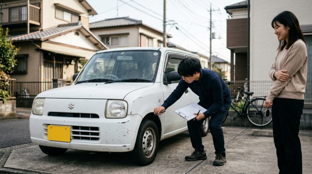 古い軽自動車買取なら買取!カーマッチ愛知稲沢店!10万キロ超えや傷だらけでも高値がつく理由とは