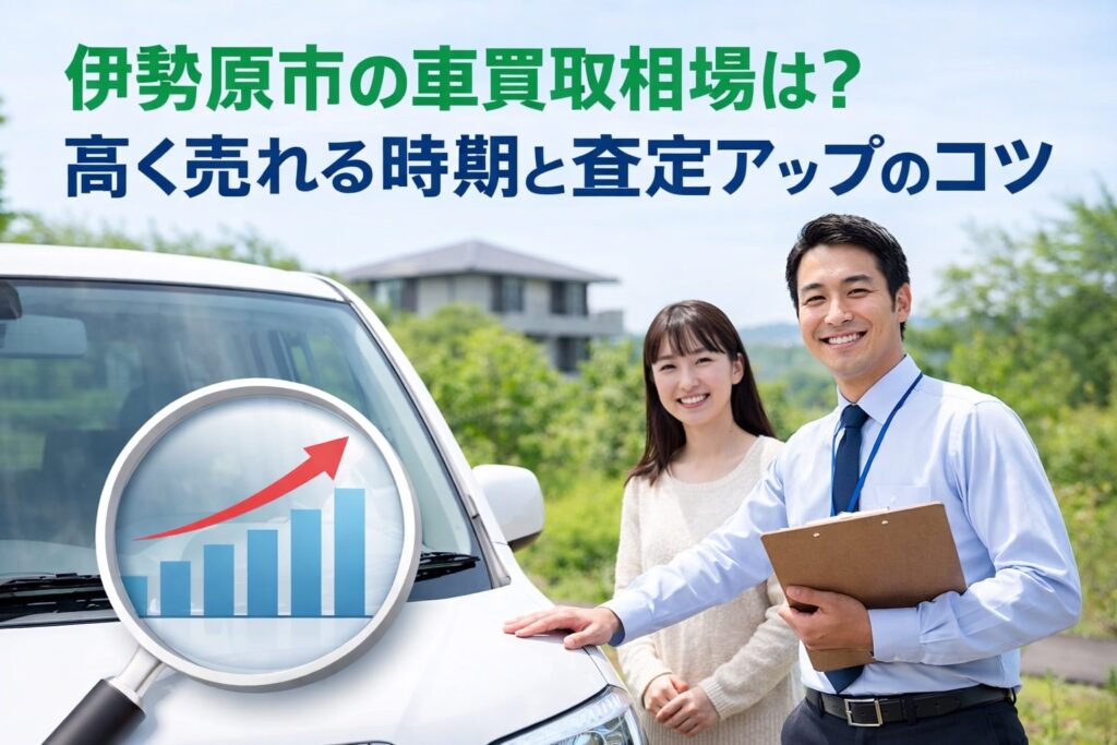 伊勢原市の車買取相場は？高く売れる時期と査定アップのコツ