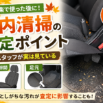 板橋区で車買取前の車内清掃は必要？秋の行楽後に確認したい内装の査定ポイント