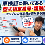 板橋区の車買取で査定員は車検証のどこを見る？「型式指定番号・類別区分番号」から分かる愛車の情報