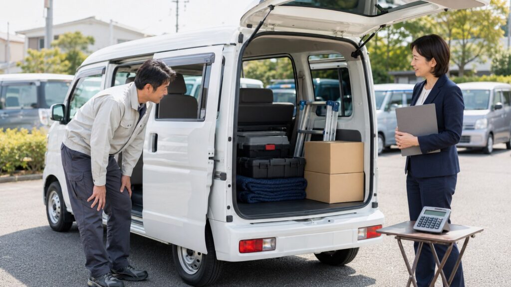 名古屋で車検切れの事業用バンは売れる？緑ナンバー廃止と名変の手順