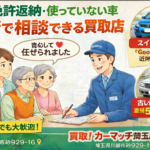 【家族目線・続編】川越市で使わなくなった車を近所で安心して手放す方法