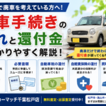 松戸市で廃車を考えている方へ！手続きの流れと還付金について詳しく解説