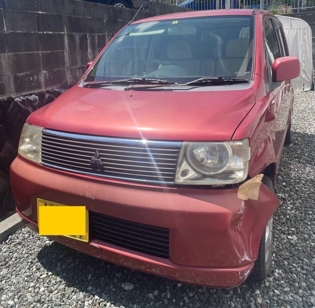 三重県津市で廃車買取り18万キロの事故車・三菱ekワゴンを買い取った理由と、現場で感じたこと | 買取！カーマッチ三重大前店