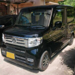 三重県津市で軽自動車を高く売るなら？｜ホンダ N-VAN（2020・黒・5万km）を50代男性から高価買取しました | 買取！カーマッチ三重大前店