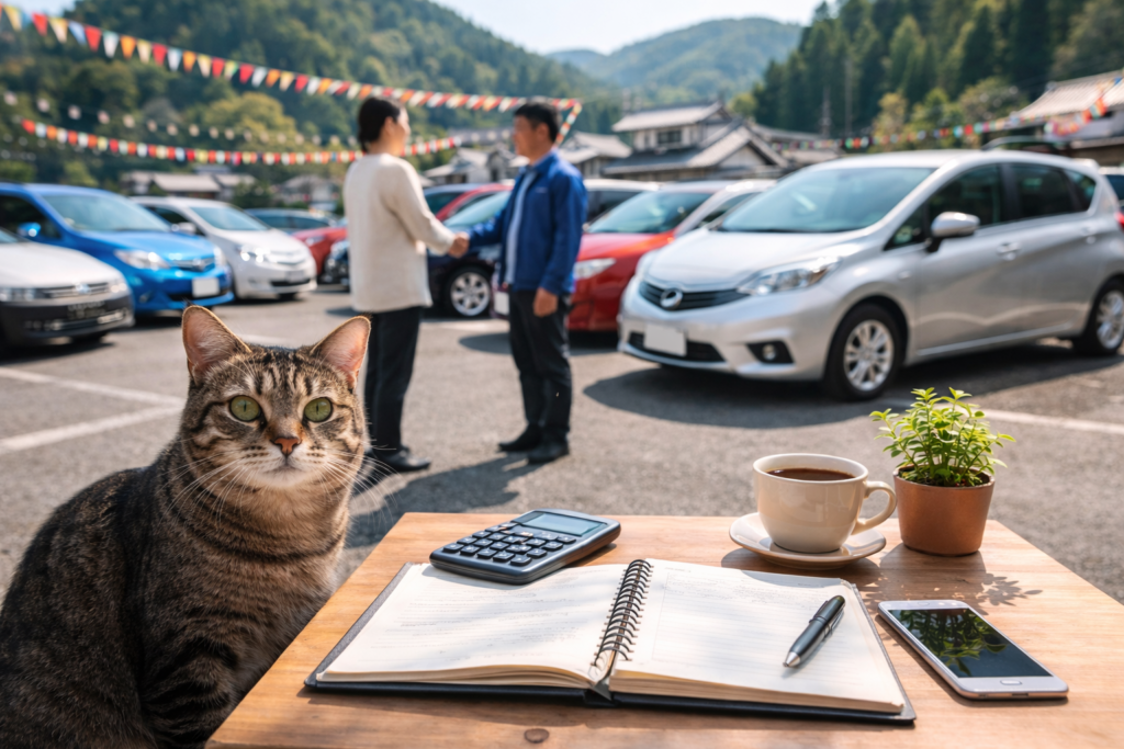 岐阜で自社ローン・中古車販売・車買取を相談できるカーマッチ岐阜美濃加茂店のイメージ