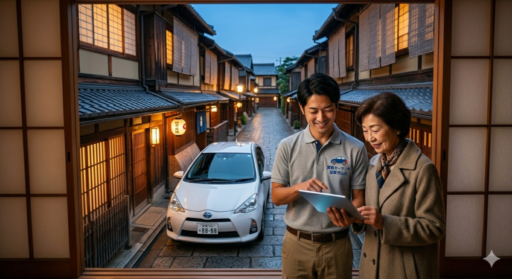 【京都市の車買取】狭い道での擦り傷・へこみがあっても大丈夫！軽自動車を高く売るコツ