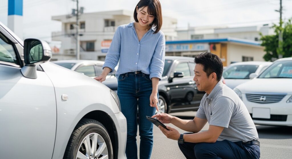 豊見城市で中古車査定！一括査定を避けてストレスなく売却する方法