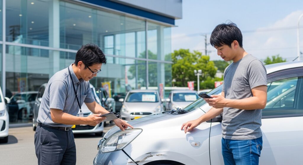 南城市で中古車査定！事故車の減額幅を抑える具体的な対策