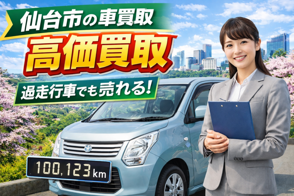 仙台市の車買取サービス｜高価買取・即日査定・現金化対応