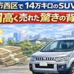 【実例】名古屋市西区で14万キロのSUVが他社より25万円高く売れた驚きの背景