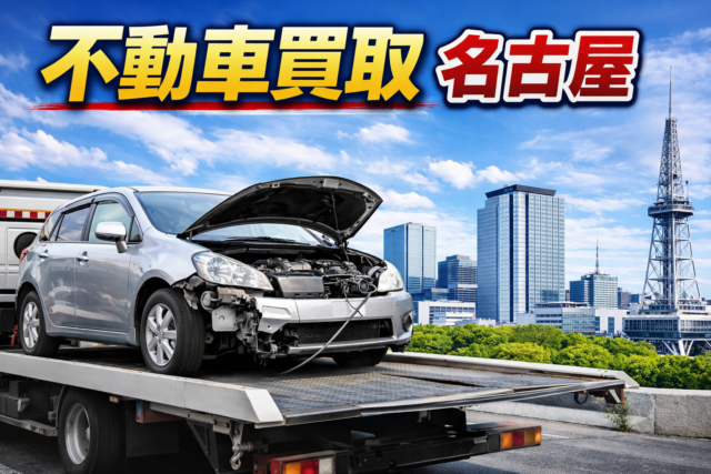 不動車買取 名古屋｜動かない車でも売れる理由と高価買取のポイント