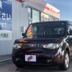 日産キューブZ12　カラーもお洒落な一台です(*´▽｀*)