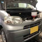 ダイハツのタントの水漏れ修理！